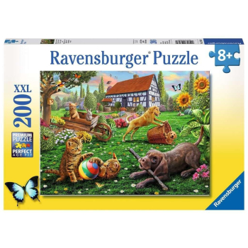 Puzzle XXL 200 Zwierzaki w ogrodzie